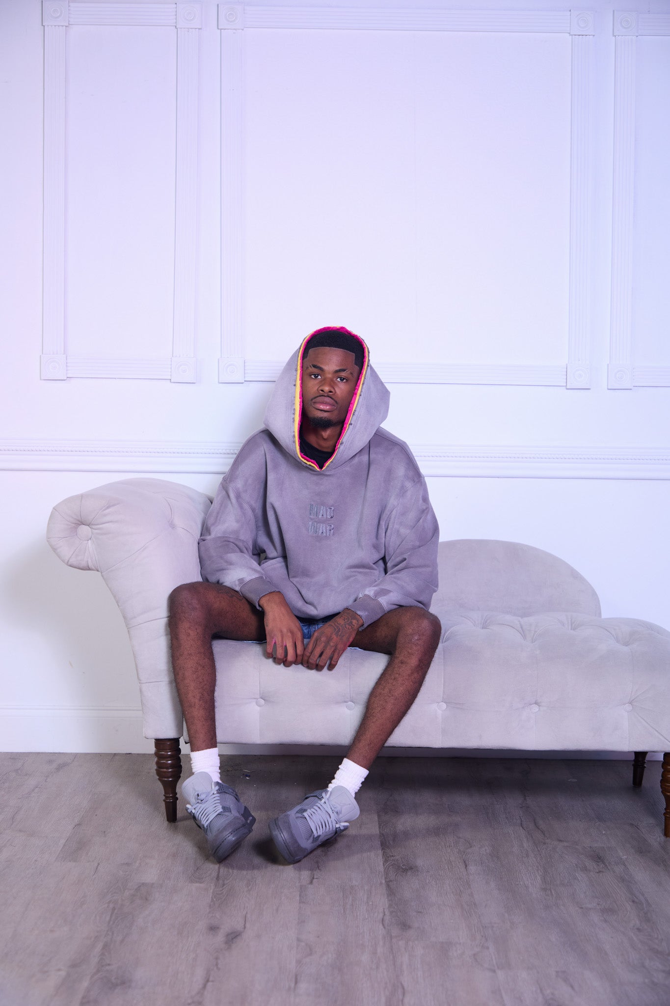 Triple hooded hoodie